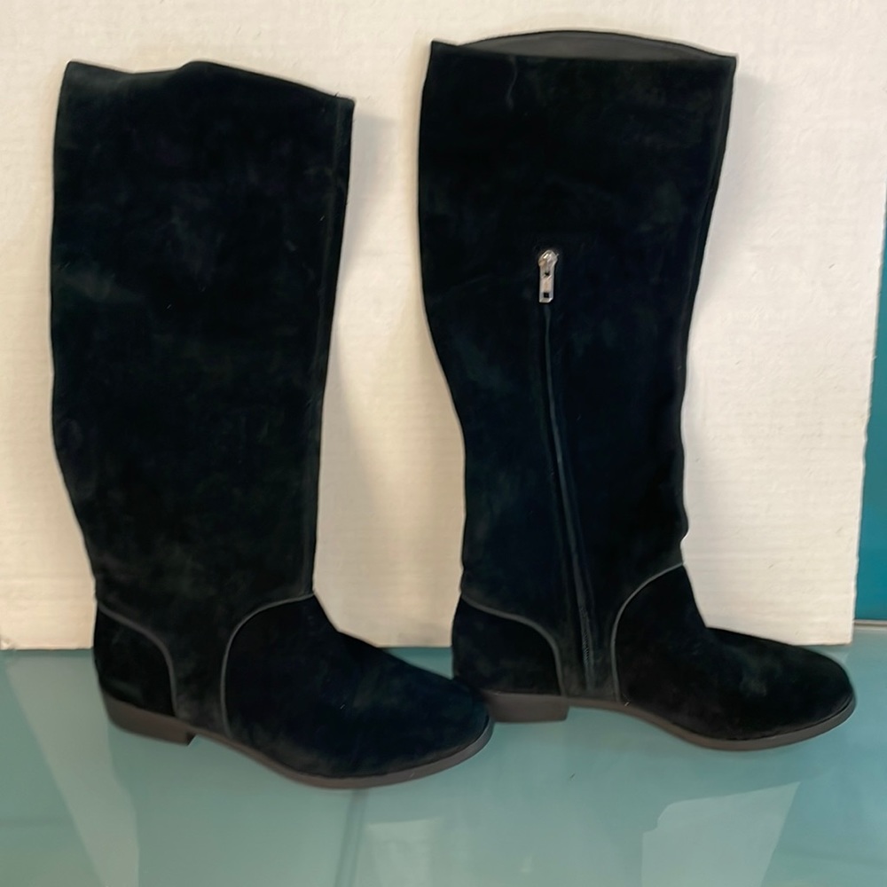 UGG Tall Suede Black Boots